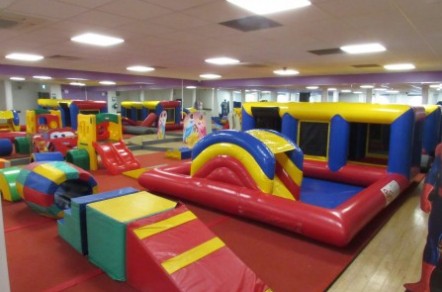 Shapes galore in our soft play room!
